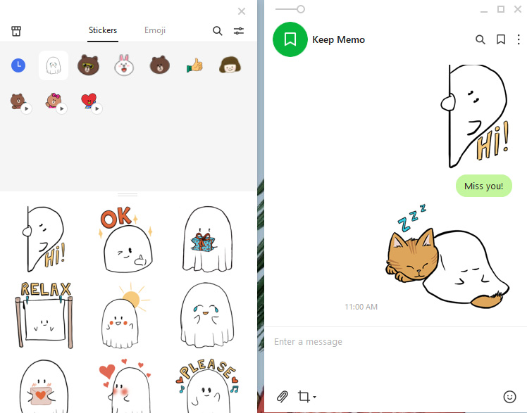 Line Sticker Walo